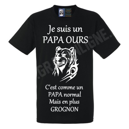 TSHIRT PAPA OURS