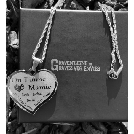 Pendentif Prénoms Mamie