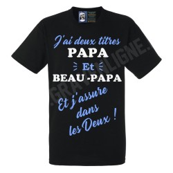 TSHIRT PAPA et BEAU PAPA