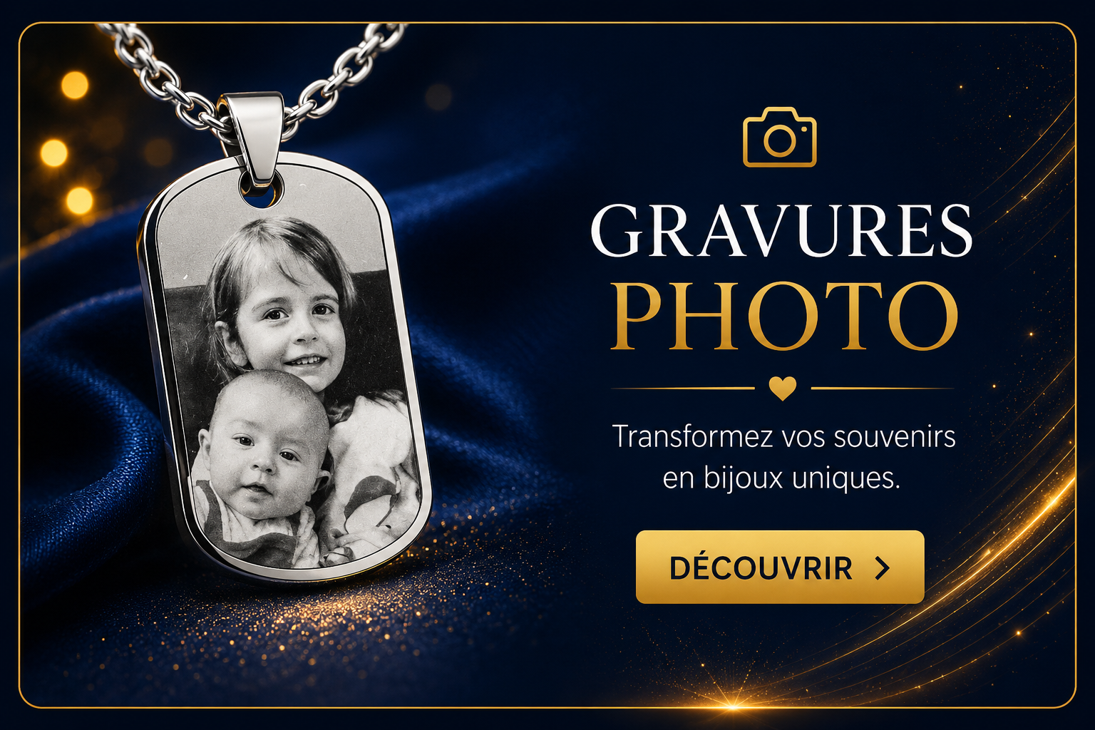 Gravures photo personnalisées