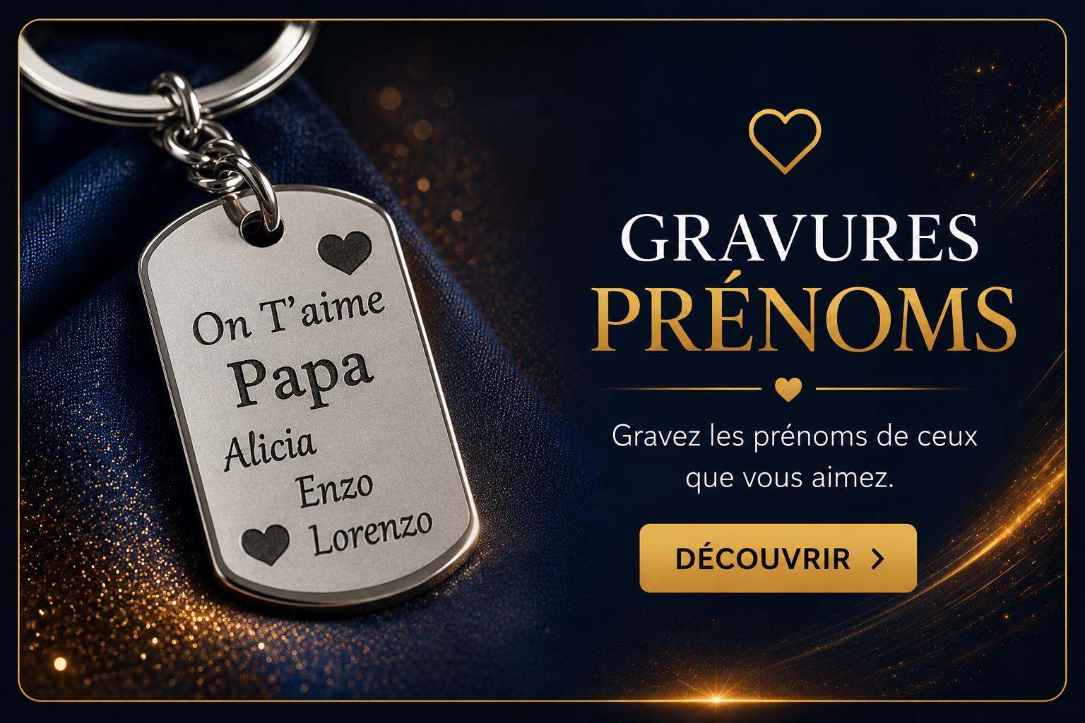 Gravures prénoms personnalisés